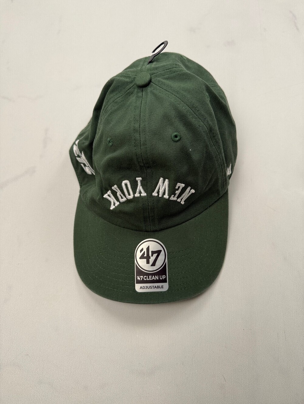 47 Brand New York Jets Trucker Hat Green Current Adjustable - OSFA